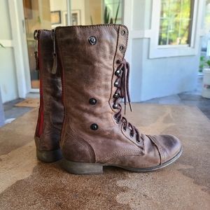 Steve madden, 6.5, brown leather